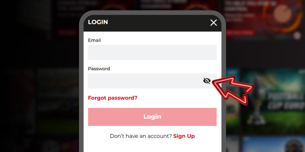 enter your password